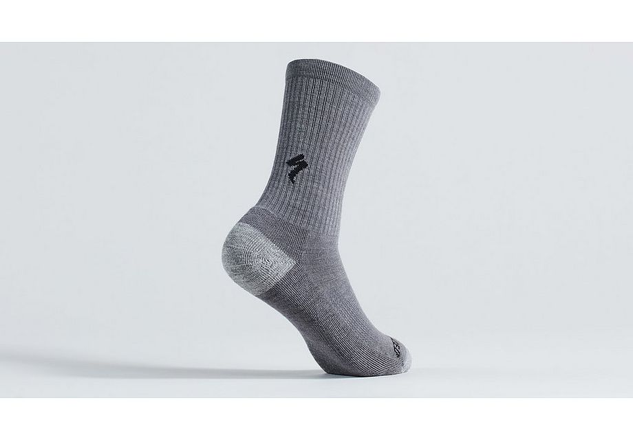 Specialized Merino Midweight Tall Socks, Black, L