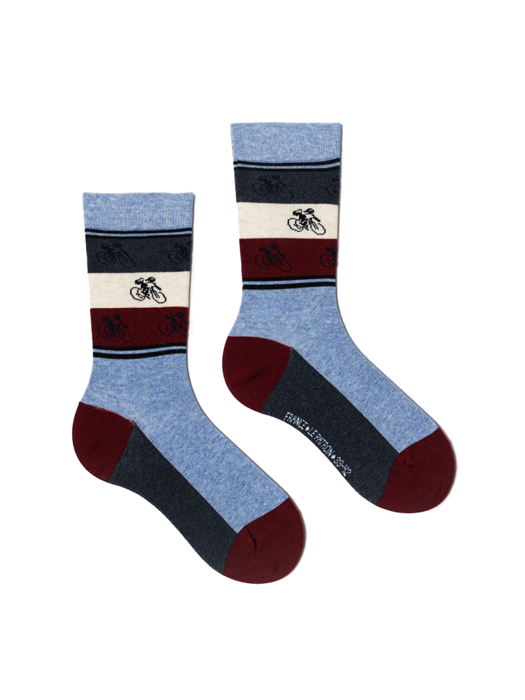 Le Patron La France Socks multi