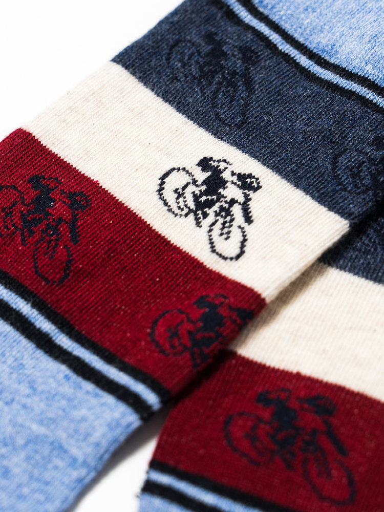 Le Patron La France Socks multi