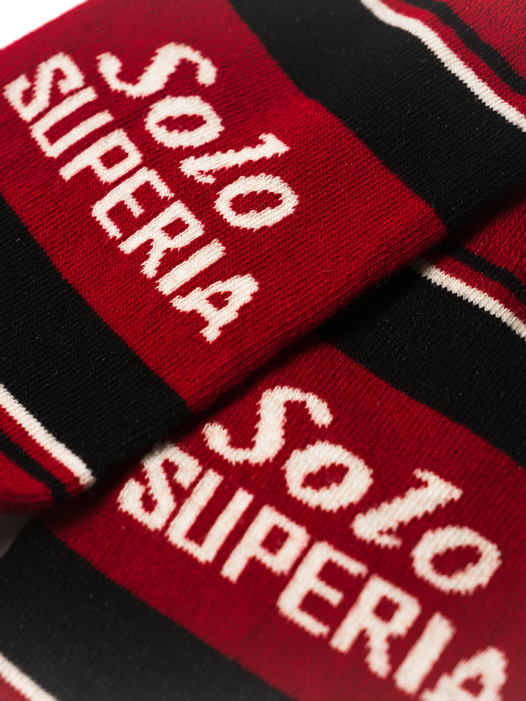 Le Patron Solo Superia Socks red