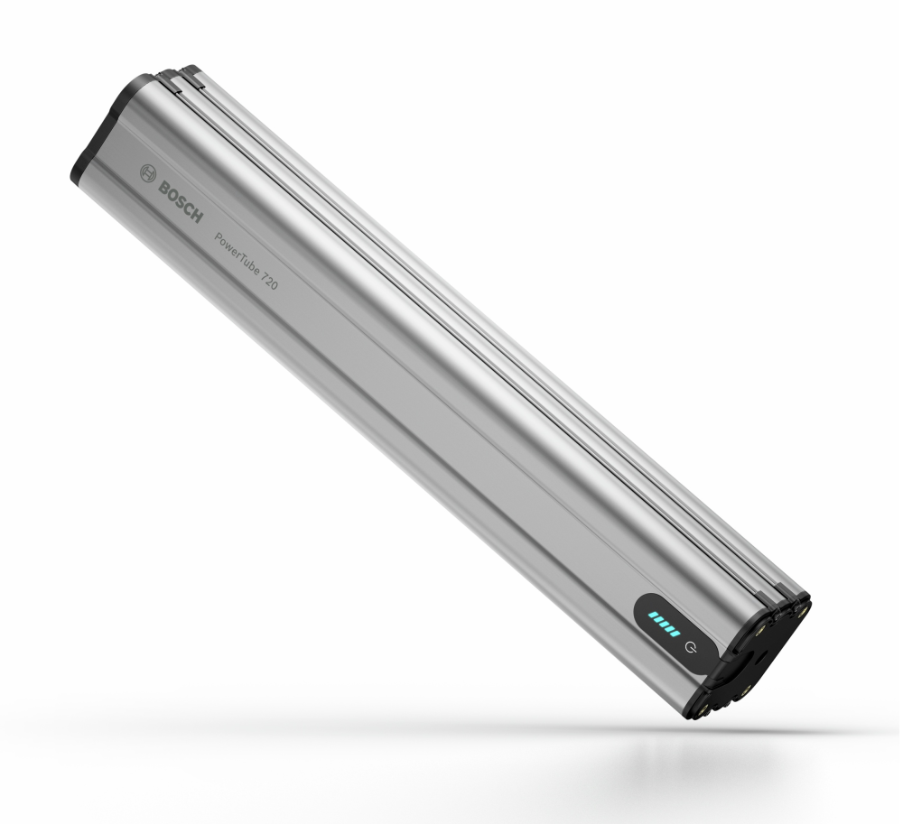 Bosch PowerTube 720 Wh vertical BBP3871 silber