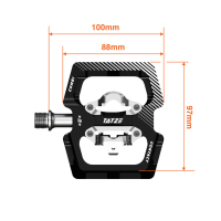 TATZE CONTACT COMBI Pedal, rot