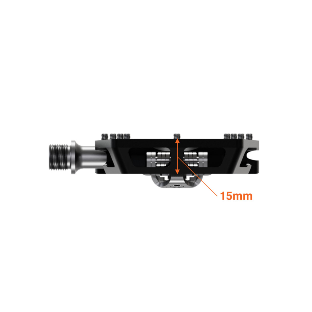 TATZE CONTACT COMBI Pedal, rot