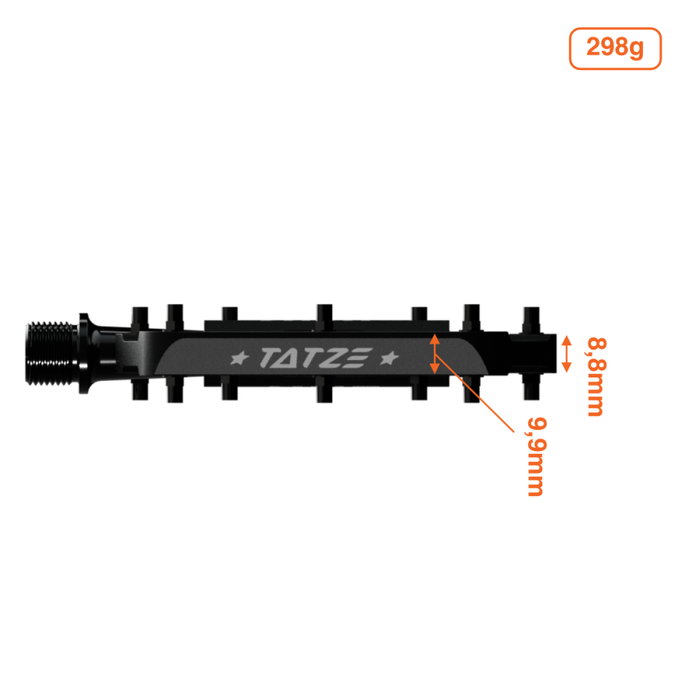 Tatze TATZE LINK Pedal Titan, rot