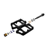 Tatze TATZE LINK Pedal Titan, rot