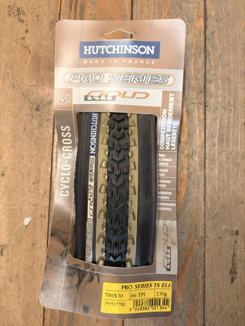 Hutchinson Pro series TS Elite 700x30 gold falbar 66 TPI 700x30c 330g