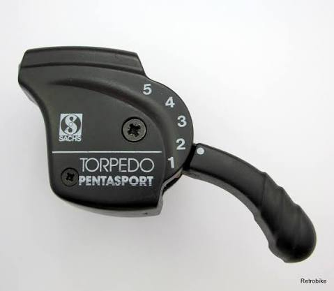 Sachs Torpedo Pentasport Daumenschalthebel 5 fach 2 zügig