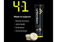 Unbroken UNBROKEN Brausetabletten Real Time Recovery Lemon Lime | 10 Tabletten