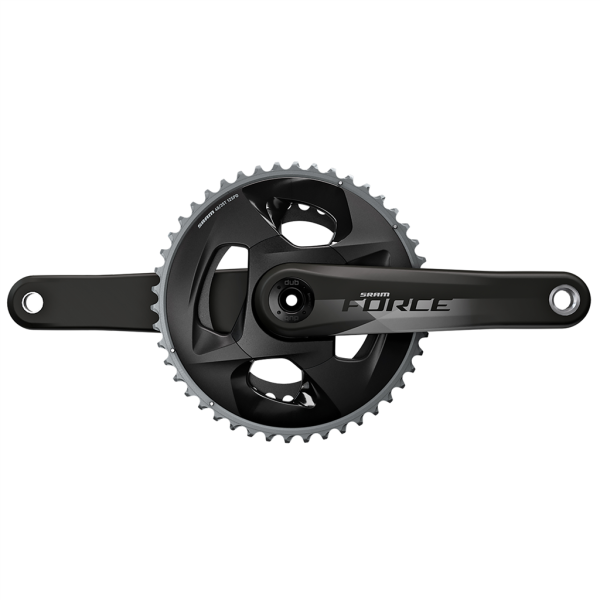 SRAM crankset force etap axs 2x dub, natural carbon, 1