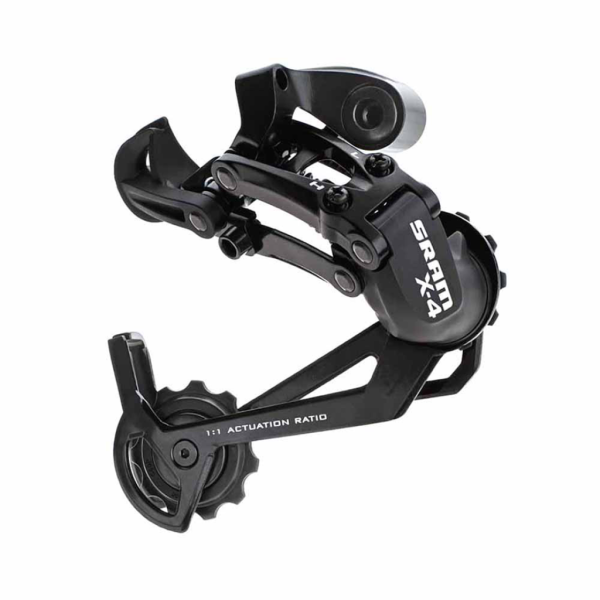 SRAM Rear Derailleur X4 7/8SP, black, Long