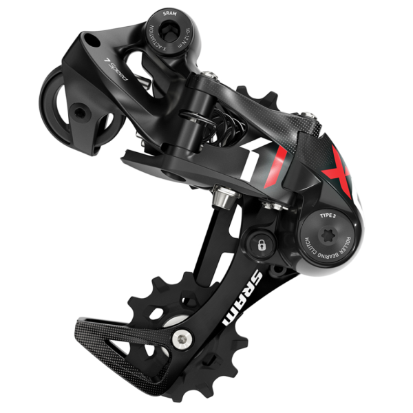 SRAM Rear Derailleur X01 DH 10SP, red, Short