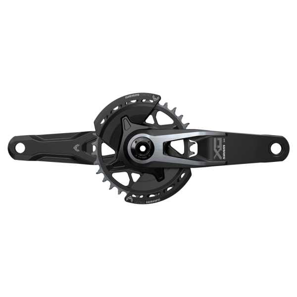 SRAM crankset x0 eagle axs transmission q174 mtb wide dub, black/silver, 1