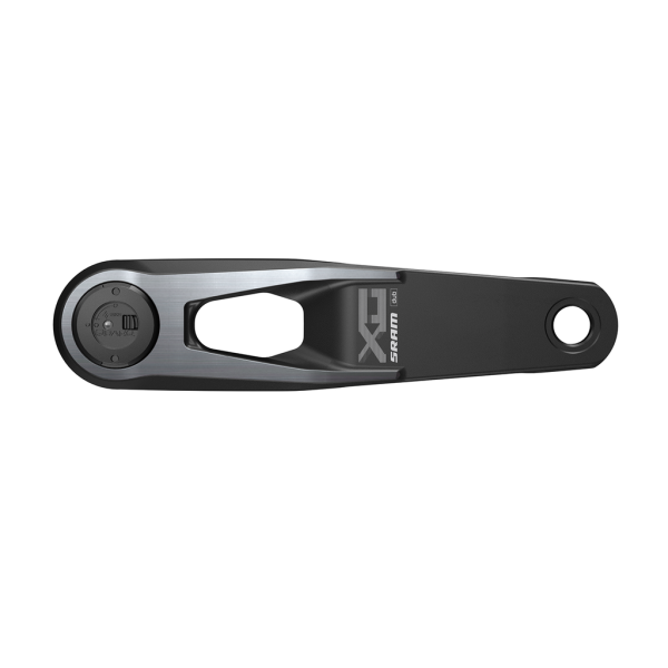 Quarq power meter spindle and left arm x0 eagle axs transmission mtb wide dub, black, 1