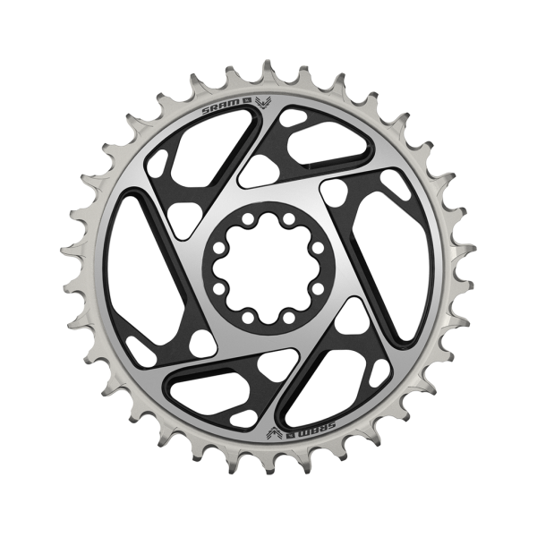 SRAM chainring xx sl eagle axs transmission dm 8-bolt 0mm offset, black, 3