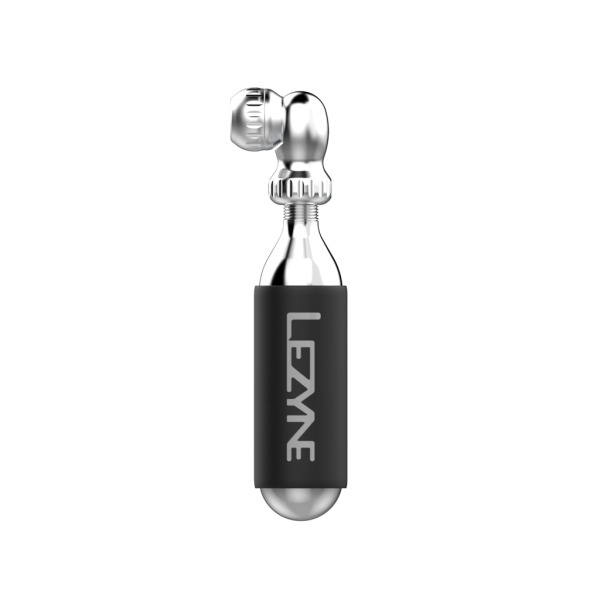 Lezyne Twin Speed Drive CO2 With 16G Cartridge, silver gloss