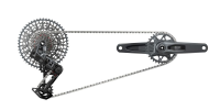 SRAM groupset gx eagle axs transmission, black, 1