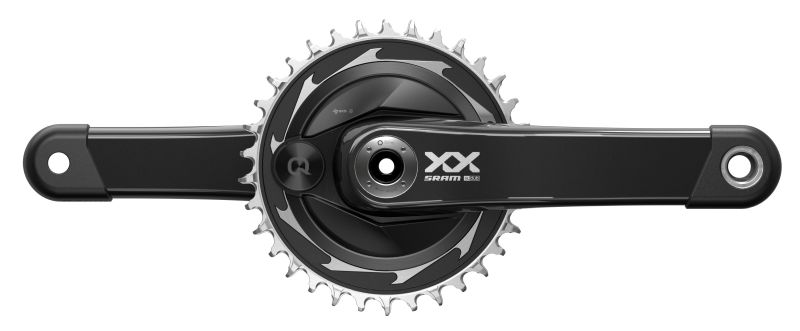 SRAM Powermeter XX SL Eagle T-Type 34Z 175mm Spiderbased Q168 CL55 DUB Black