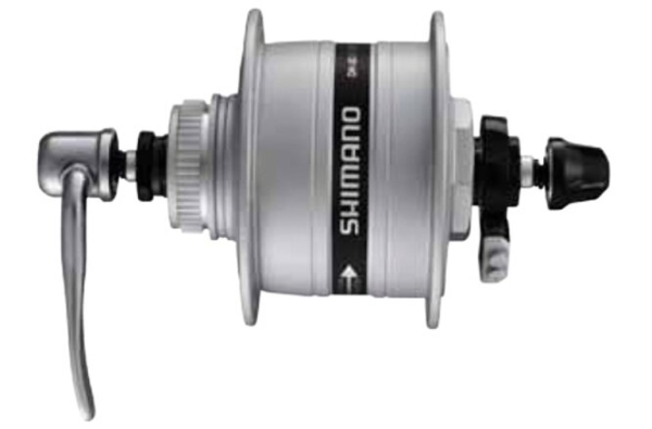 Shimano Nabendynamo DH-3D37 100 mm Center-Lock 36-Loch 6V/3.0W QR silber
