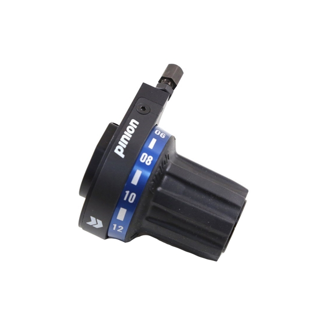 Pinion OT Drehschalter 1.12 ro Zahlenring rot eloxiertDS1.12, 12 Gang, rot eloxiert