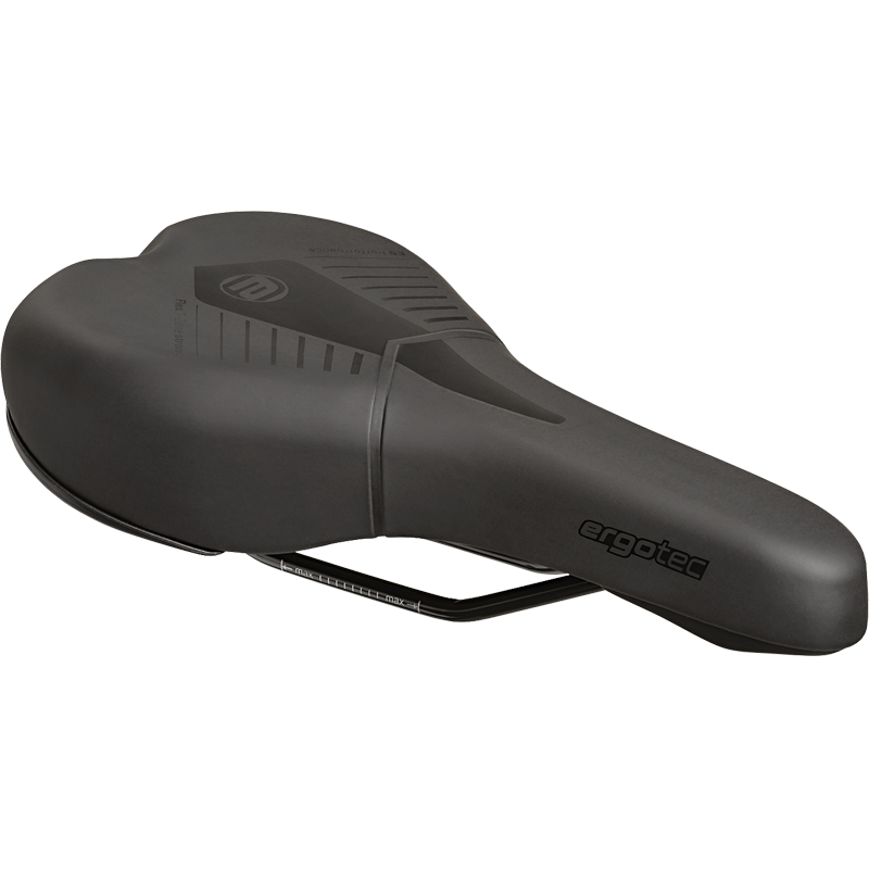 Sattel, ES PERFORMANCE, 266x144mm, PU/Memory Foam STRONG, schwarz, 370g, he10