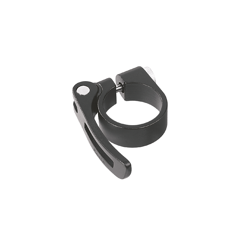 Sattelklemme mit Schnellspanner, 31.8 ALU 6061 black-sand