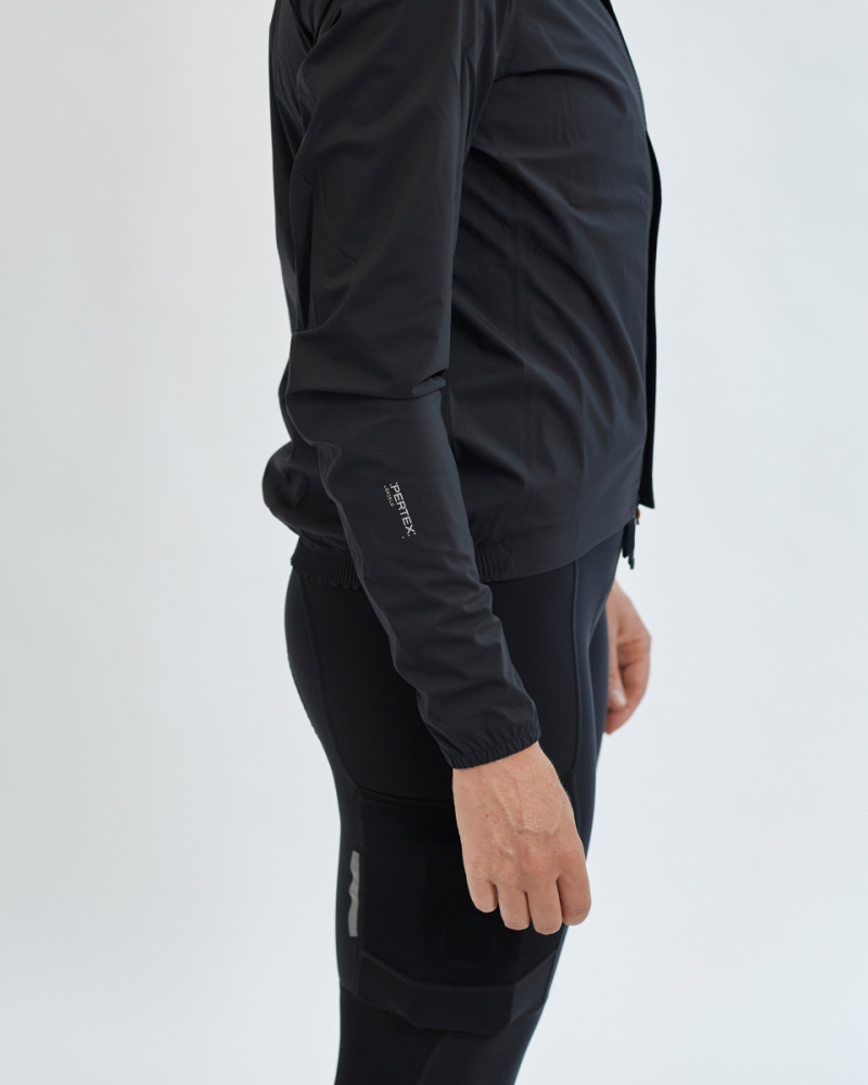 Albion Cycling Men's All Road Pertex® Shield Rain Jacket (Black)
