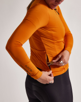 Albion Cycling Men's Traverse Long Sleeve Jersey (Burnt Orange)