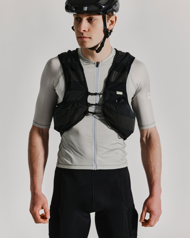 Albion Cycling Visibility Cargo Vest (Black/Reflective)