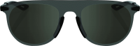100percent Legere Coil Brille Soft Tact Black - Smoke Lens
