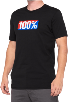 100percent Classic Ss Short Sleeve Tee schwarz M