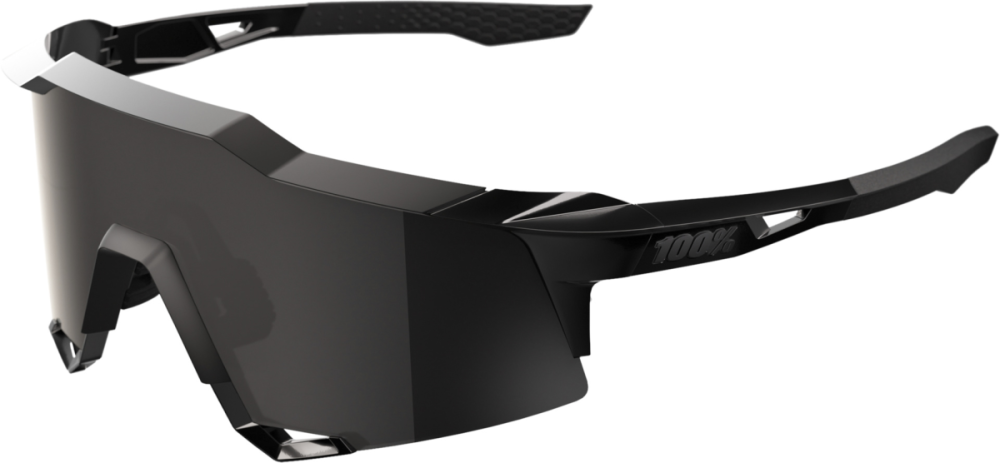 100percent SPEEDCRAFT - Matte Black Gloss Black - Black Mirror