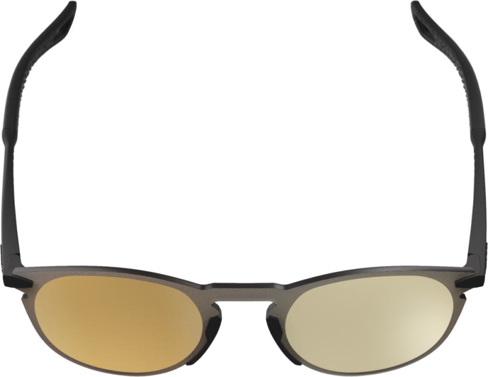 100percent LEGERE ROUND - Matte Black - HiPER Gold 24K Mirror