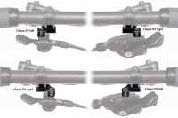 BikeYoke Adapter für Shimano I-Spec EV Bremse, rechts.