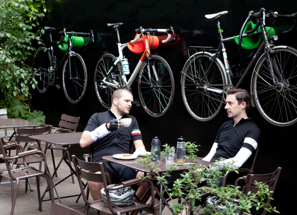 Cycloc Solo, Velo-Wandhalterung. Pink.