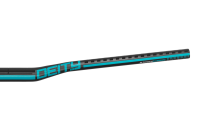 Deity Blacklabel 800 Lenker, 800 mm, 15 mm Rise, 31.8 mm Lenkerklemmung. Black / Turquoise.