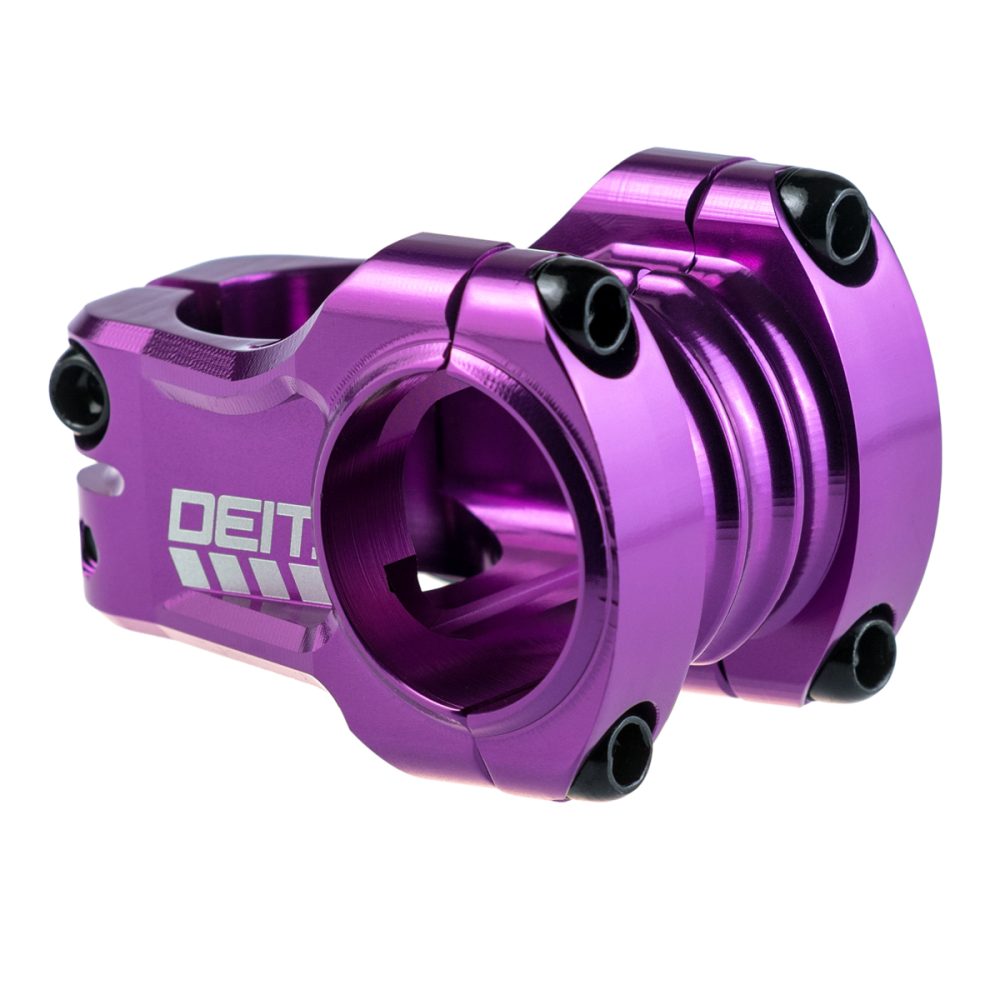 Deity Copperhead Vorbau 35 mm Länge, 31.8 mm Lenkerklemmung. Purple.