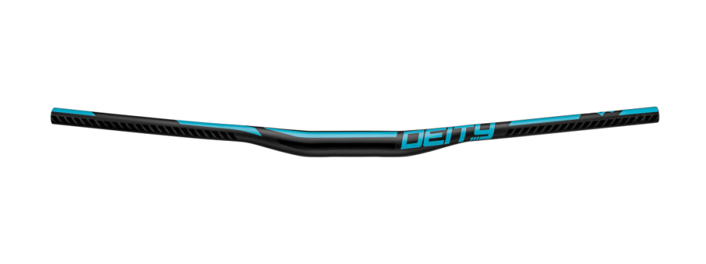 Deity Ridgeline Lenker, 800 mm, 15 mm Rise, 35 mm Lenkerklemmung. Black / Turquoise.