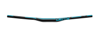 Deity Ridgeline Lenker, 800 mm, 15 mm Rise, 35 mm Lenkerklemmung. Black / Turquoise.