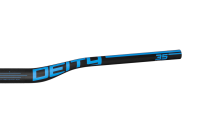 Deity Speedway Carbonlenker, 810 mm, 30 mm Rise, 35 mm Lenkerklemmung. Carbon / Blue.