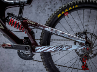 DyedBro Frame Protection Stormstatic Bikes Camera Action. White.