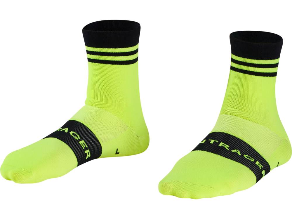 BONTRAGER Sock Race Quarter Small (35-38) Radioactive Yellow