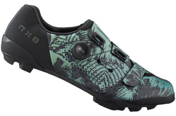 Shimano men gravel sh-rx8 schuh spd tropical leaves