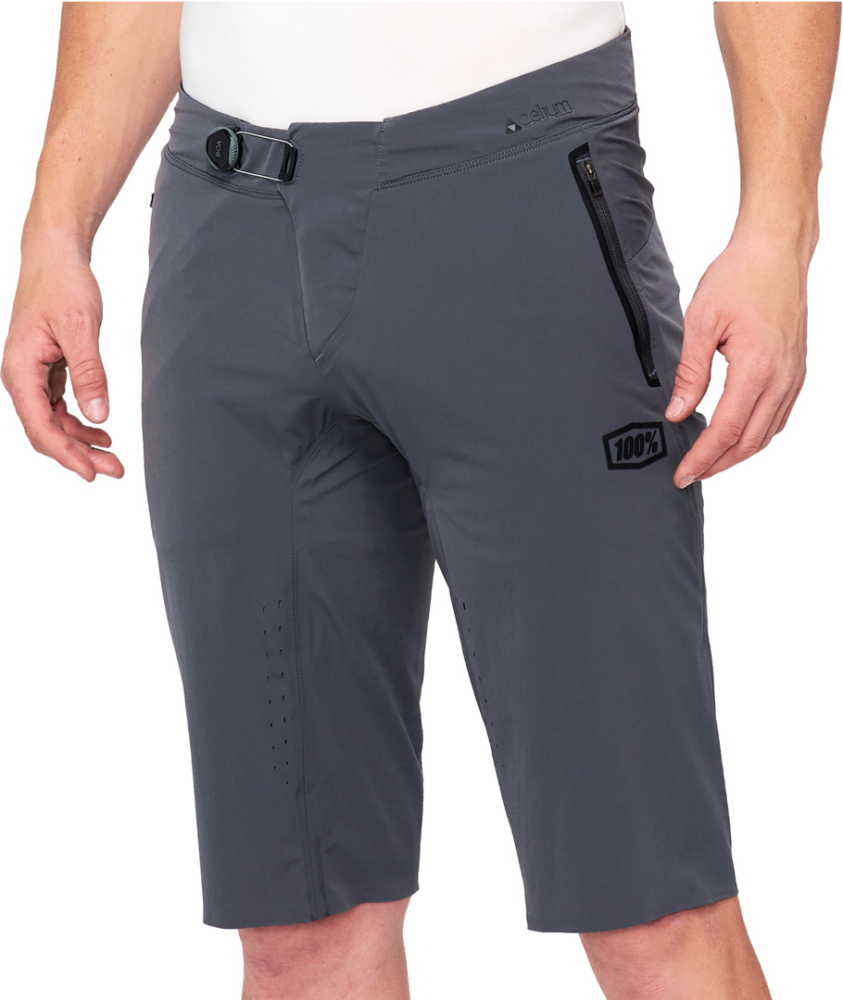 100percent Shorts Celium charcoal 32
