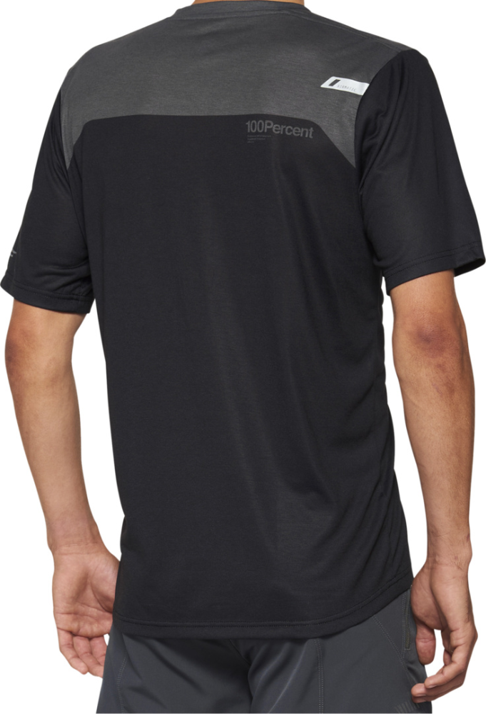100percent Jersey Airmatic schwarz-charcoal S