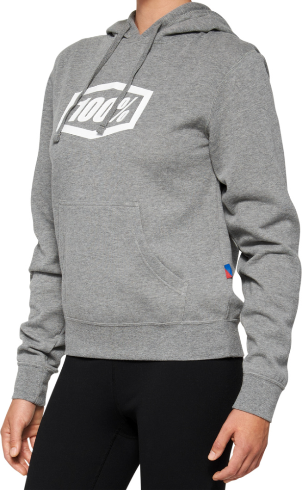 100percent Icon Women's Hoodie heather grey S