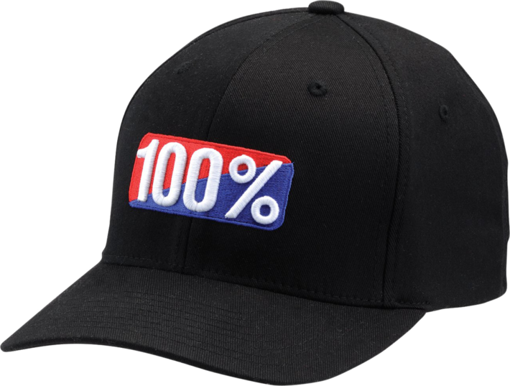 100percent Hut Classic x-fit flex schwarz S