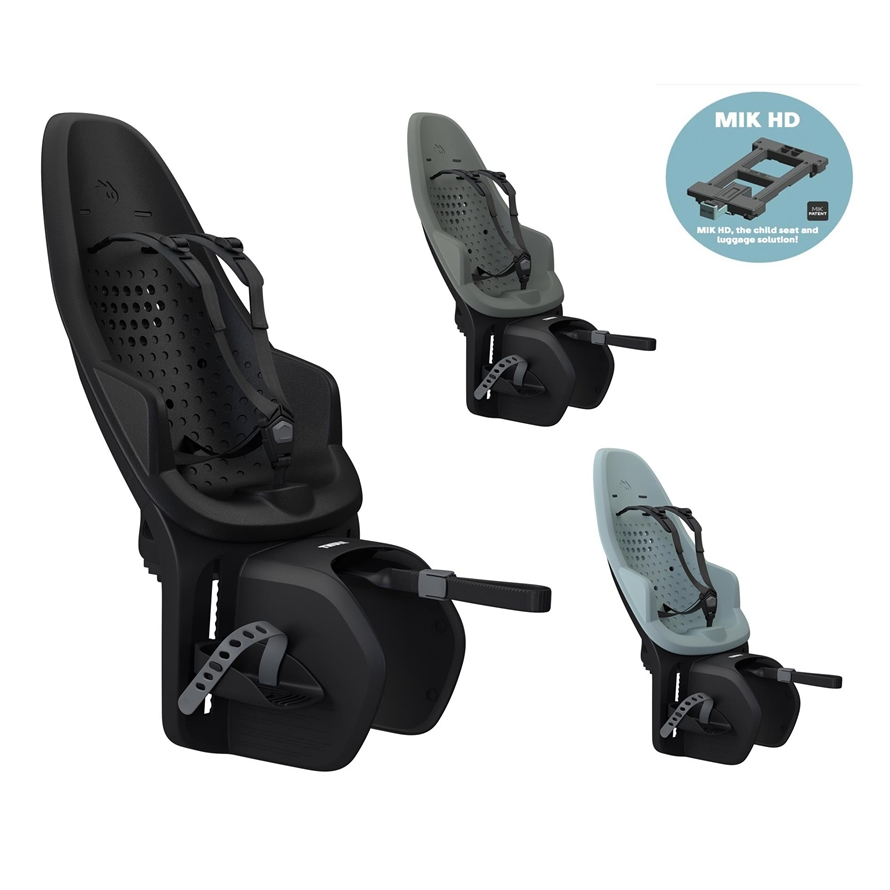 Thule Sitz Yepp 2 Maxi MIK HD Black Black / NUR an MIK HD Gepäckträger