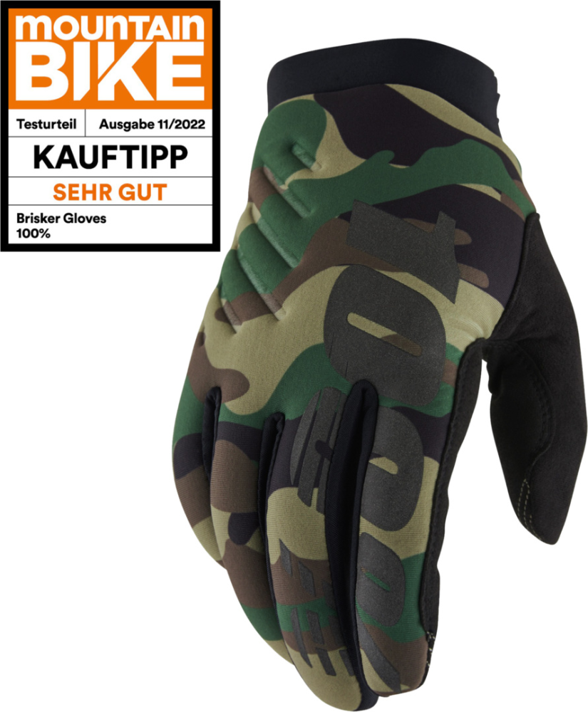 100percent Handschuhe Brisker camouflage M