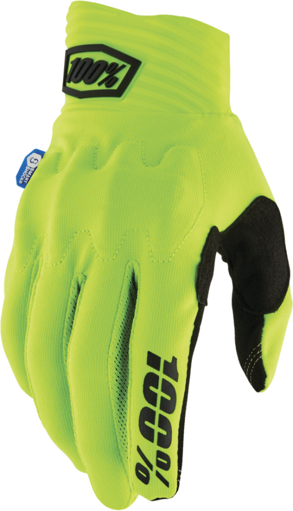 100percent COGNITO SMART SHOCK Gloves fluo yellow M