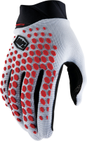 100percent Geomatic Gloves grey-racer red S